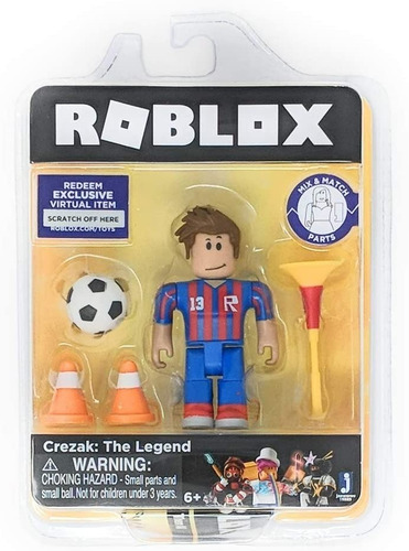 Roblox Crezak: The Legend Jogador Futebol + Código Virtual